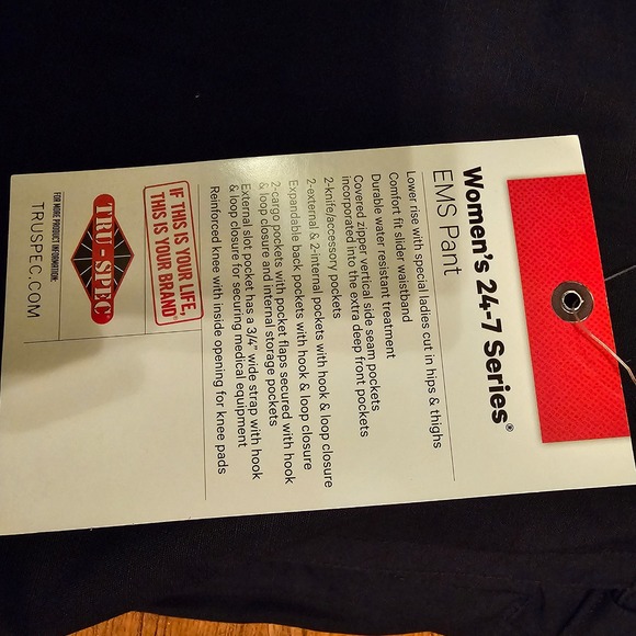 Tru-Spec 24-7 Series Womens EMS Pant Navy Tactical Cargo Work Trouser NWT 22 - Picture 8 of 9